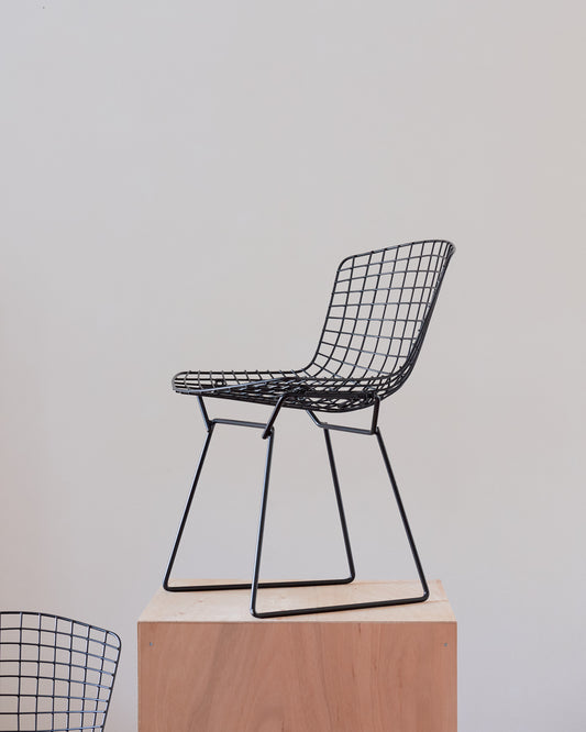 Harry Bertoia : Pair of 420c Side Chairs [USA] Steel/Epoxy Coat